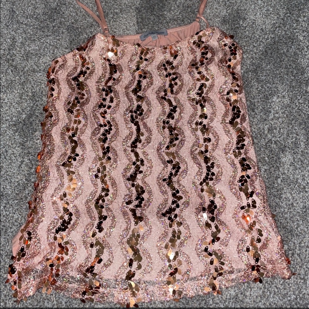 Charlotte Russe sparkly tank top. Perfect condition